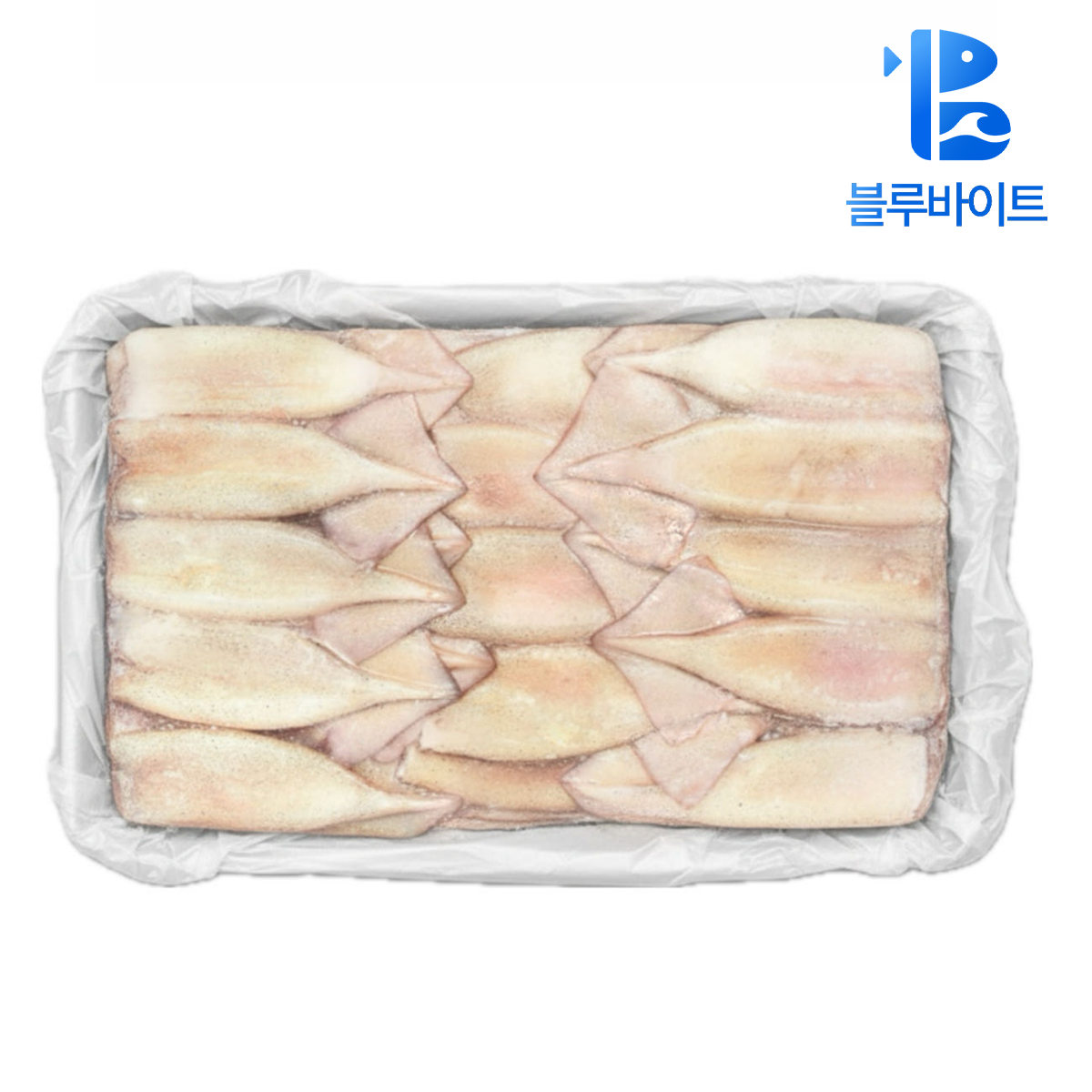 냉동 손질오징어 10kg 몸통 튜브 포크 내장제거 오징어