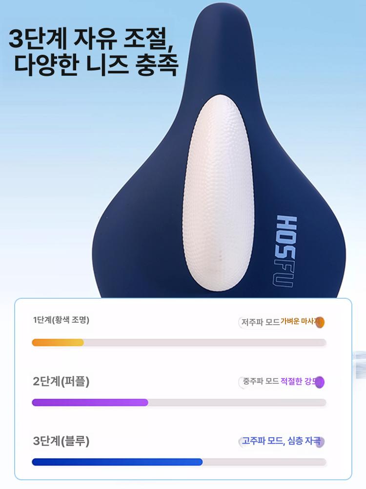 충전식 블루 골반저근 케켈 강화 내측 마사지기 자동 충전식 전동 블루 - 상세 이미지 3