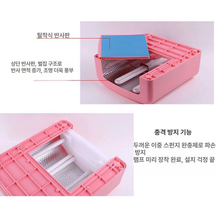 네일 아트 드라이어 UV 램프 36W 건조기 경화 36W 화이트 테라피 기기 1개 - 상세 이미지 4