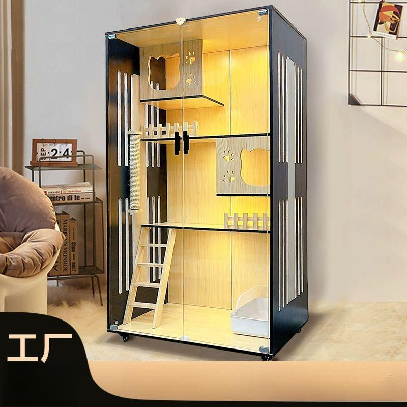 친칠라 케이지 대형 키우기 다람쥐 철장 글라이더 자가 하우스 집 슈가 하늘 투명 - 상세 이미지 4