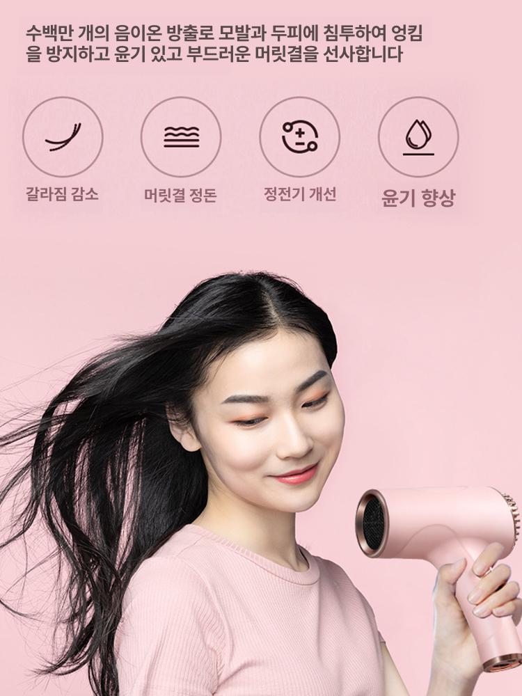 차량용 헤어 드라이기 여행 시거잭 충전 자동차 캠핑용 온풍기 식 냉풍 용 - 상세 이미지 4