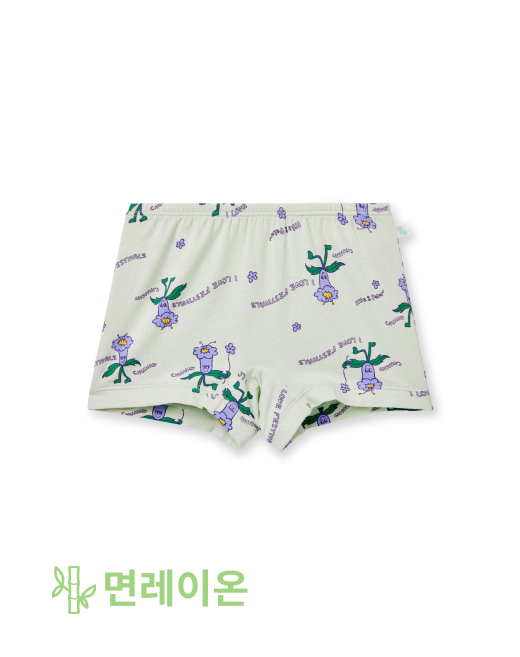 여아 주니어 꽃 민트 드로즈 IF11 - 상품 이미지