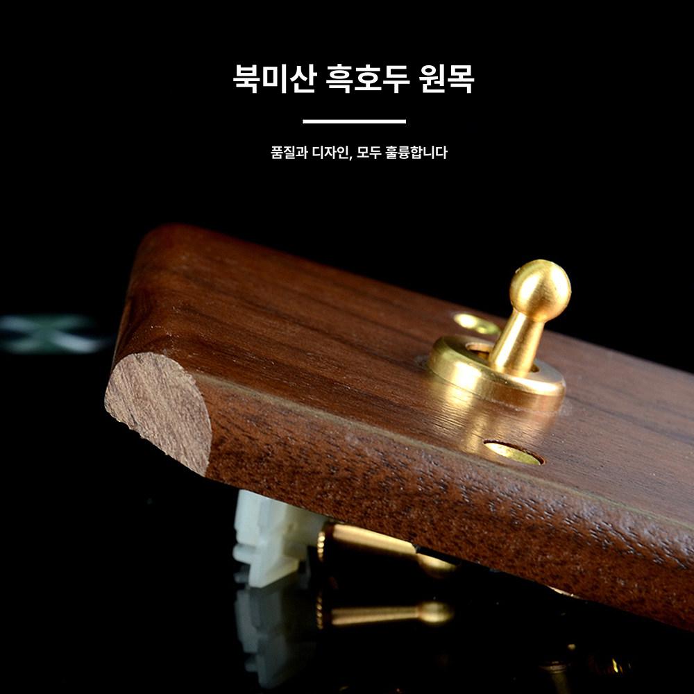원목 전기 스위치 전등 조명 벽 우드 패널 전원 이중 단일 제어 1 개 - 상세 이미지 4