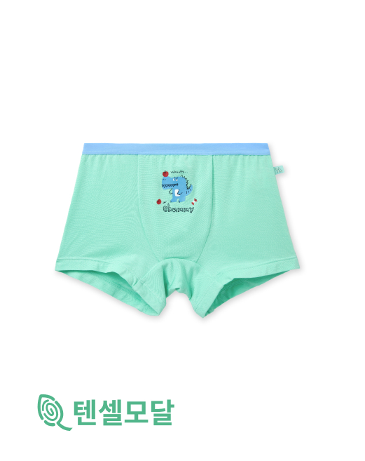 남아 주니어 모달 사과배달 공룡 드로즈 KS11 - 상품 이미지