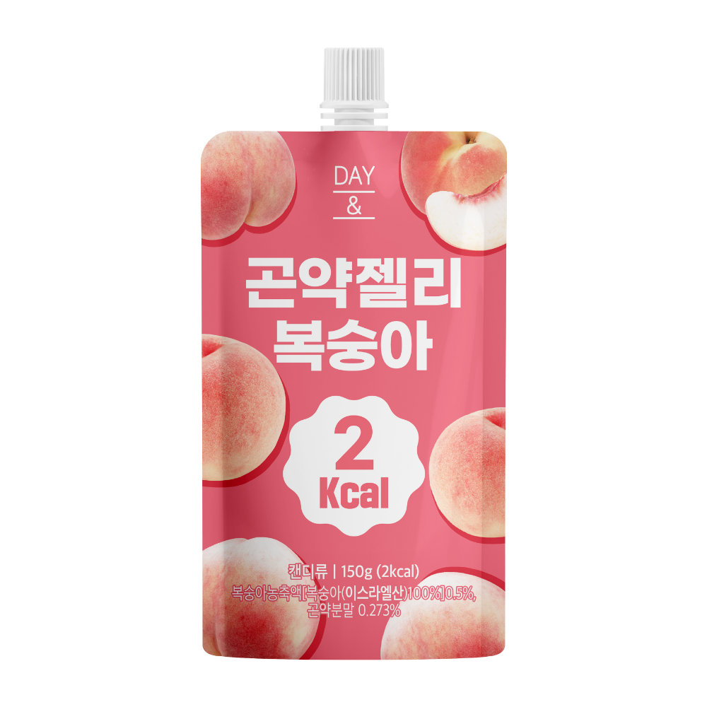 [저칼로리/2kcal] 데이앤 2칼로리 곤약젤리 10포 골라담기 복숭아, 150g, 10개 - 상품 이미지