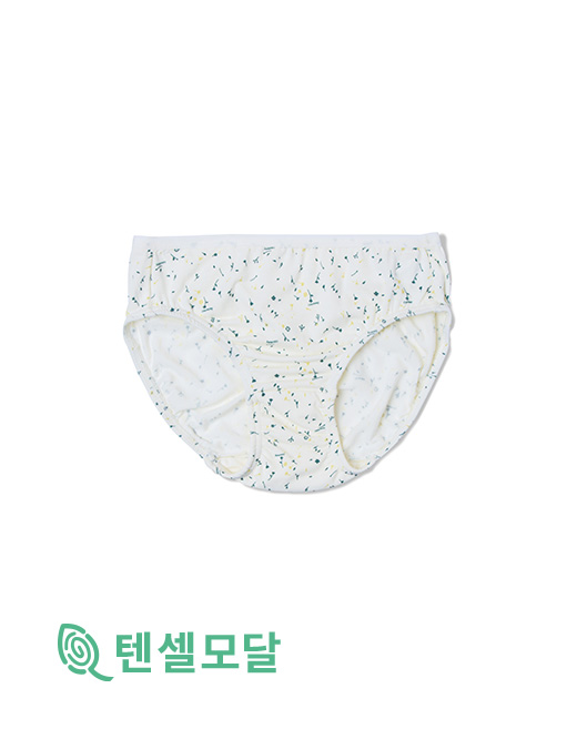 여아 주니어 모달 심플 화이트 팬티 IS38 - 상품 이미지
