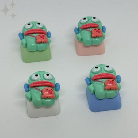 키보드 장식 캐릭터 발광 키캡 키링 학생 문구 사무용품 책상 소품 감성 인테리어