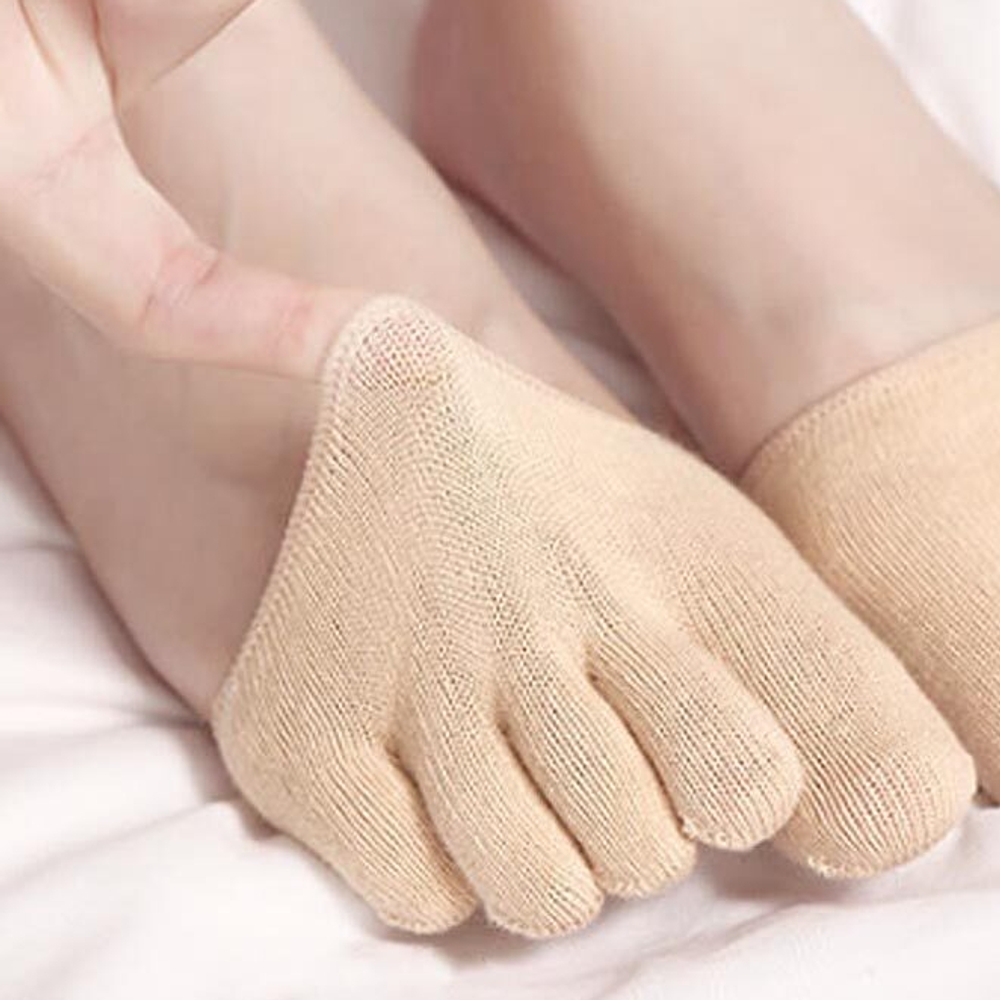 J2K 양말 미끄럼방지 땀흡수 페이크삭스 오픈 토우 캡 - 상세 이미지 3