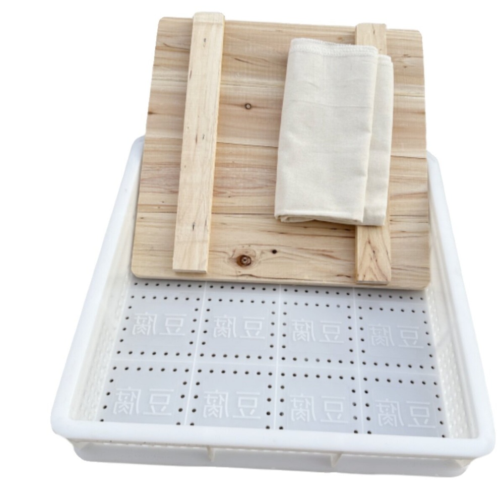 업소용 대형 두부틀 견고한 원목누름판 고급 플라스틱 사각틀 28cm K7.5 규격 - 상세 이미지 3