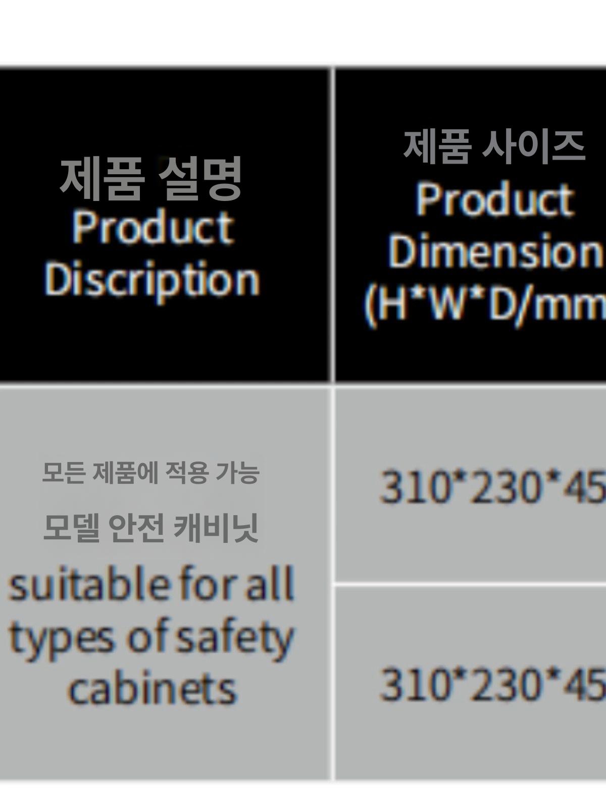 안전 자료함 MSDS 재료보관함 캐비닛 서류함 뚜껑 있는 31x23x45 - 상세 이미지 4