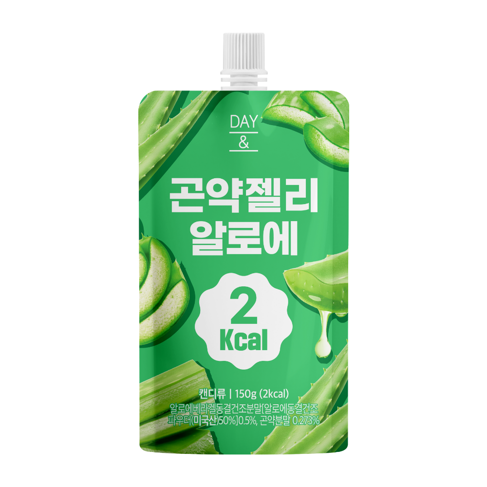 [저칼로리/2kcal] 데이앤 2칼로리 곤약젤리 10포 골라담기 알로에, 150g, 10개 - 상품 이미지