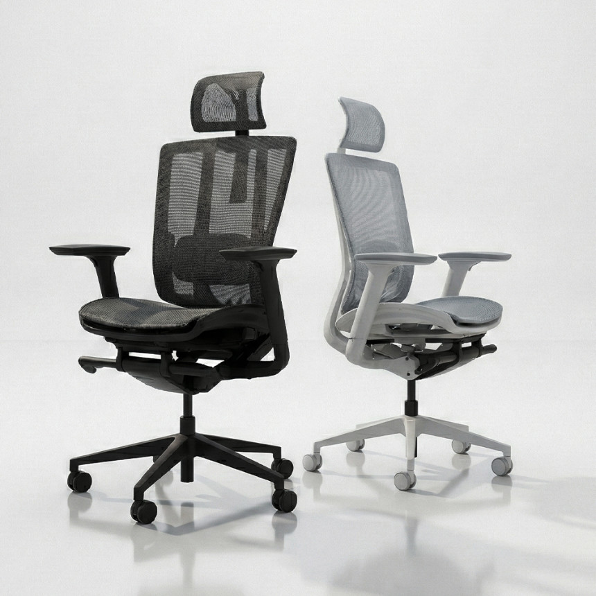 [슈퍼적립]듀오백 브라보 프리미엄 올메쉬 BRP-200MN 메쉬좌판 컴퓨터 책상 의자 일반베이스