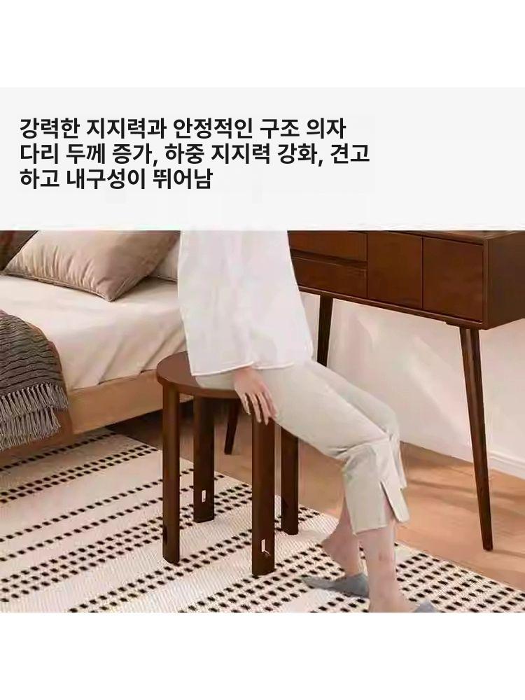 베란다 체어 의자 이동형 카페 원형 거실 공간활용 좌석 - 상세 이미지 5