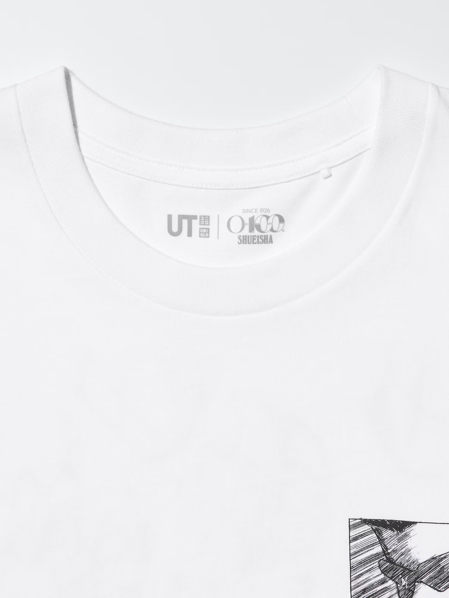 유니클로 슈에이샤 창립 100주년 유유백서 티셔츠 UT 만화 반팔티 [26SS] 화이트 이미지 8