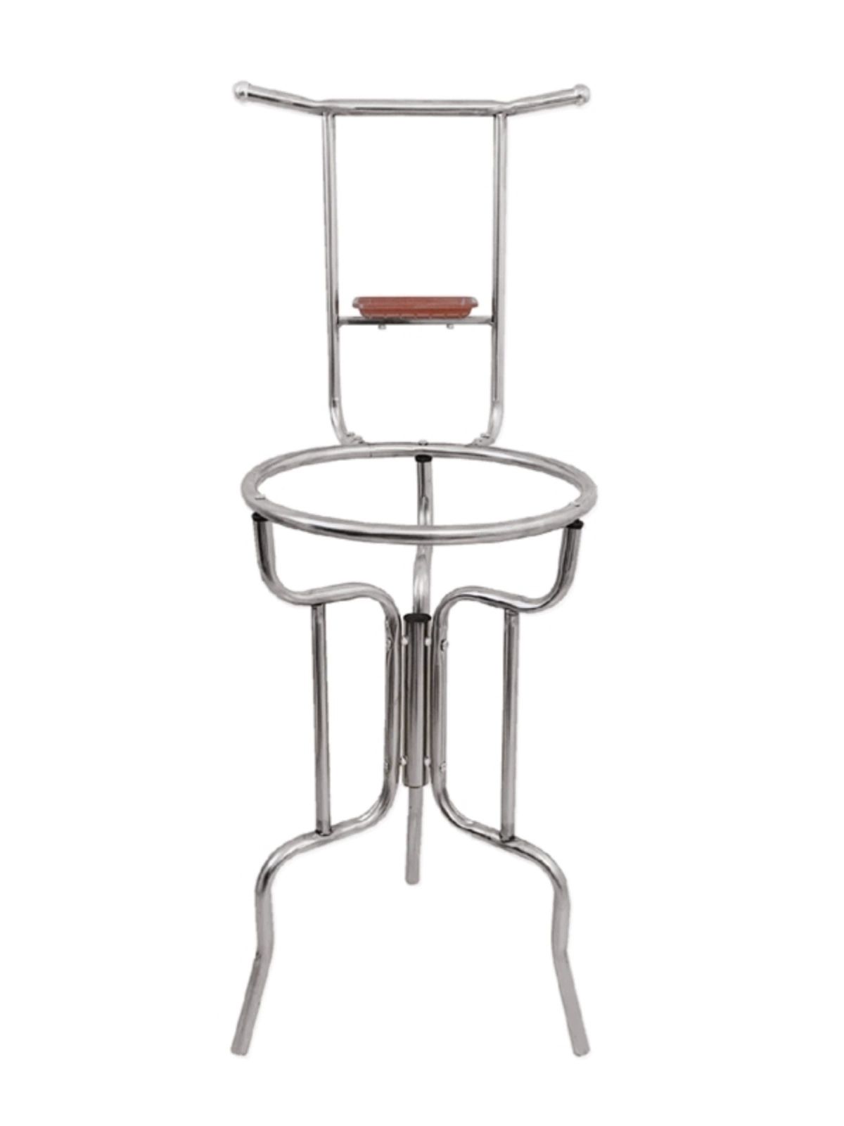 세면대 세수대야받침대 세숫대야 선반 거치대 걸이 다라이 64cm 1단계 수건걸이 플라스틱 - 상품 이미지