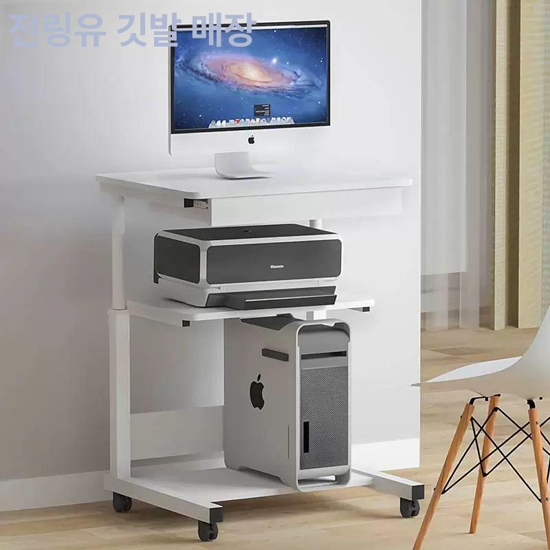 침대옆 사이드 테이블 협탁 접이식 콘솔 서랍장 높이조절 침대옆 60x40 와일드오크 1x1x1cm - 상세 이미지 2