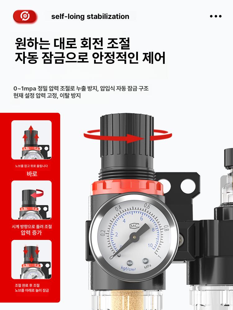 에어유수분리기 물 제거 펌프 컴프레샤 필터 공기 AFC2000 4mm A - 상세 이미지 5