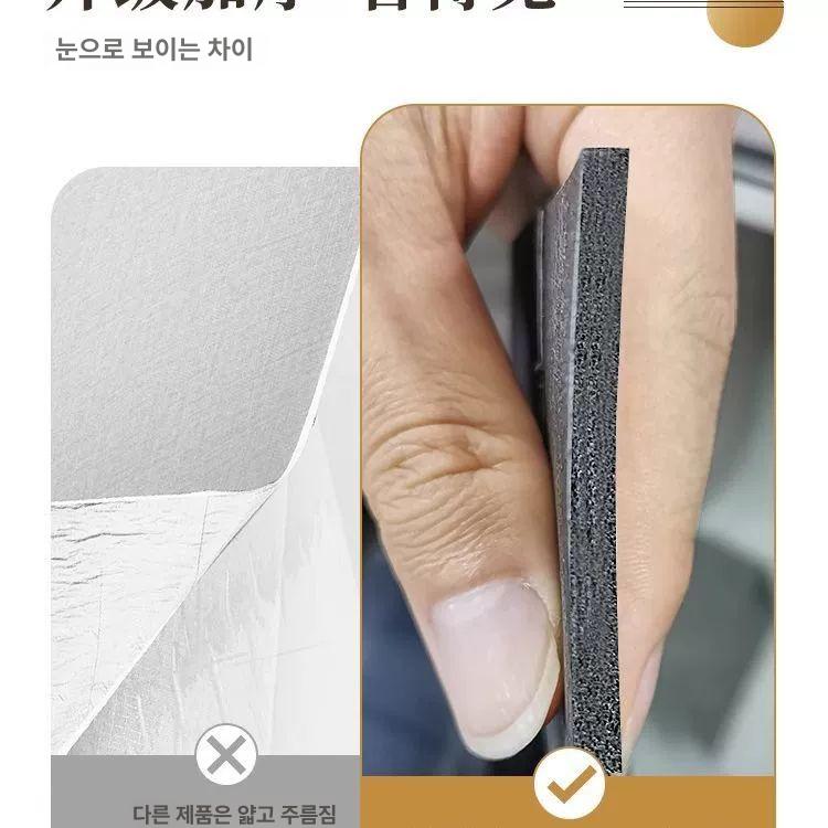 인테리어 패널 템바보드 벽지 아트월 접착식 얇은 붙이는 셀프 데코 보드 시트 시공 - 상세 이미지 4