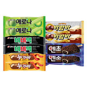 [인기 5종 구성] 빙그레·해태 아이스크림 종합세트 (메로나/비비빅/누가... 맛있게 먹은 솔직 후기 - 상품 이미지 1