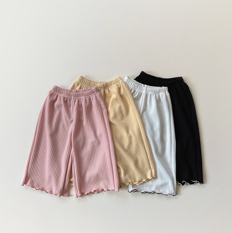 여아 바지 날라리 9부 팬츠 유아 아기 여름 키즈 아동 편한 등원룩 W 오도도 - 상품 이미지