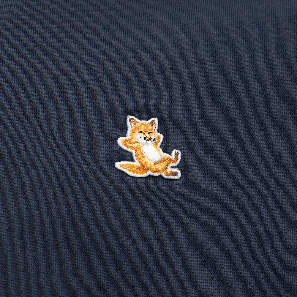 메종키츠네 칠랙스 폭스 패치 네이비 맨투맨 LM00303KM0001 P476 (2025 S/S) L,XL - 상세 이미지 5