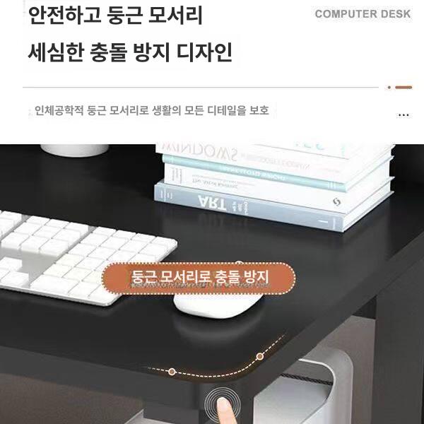높낮이 테이블 이동식 컴퓨터 책상 스탠딩 데스크 학생 노트북 원룸 사무실 조절 - 상세 이미지 5