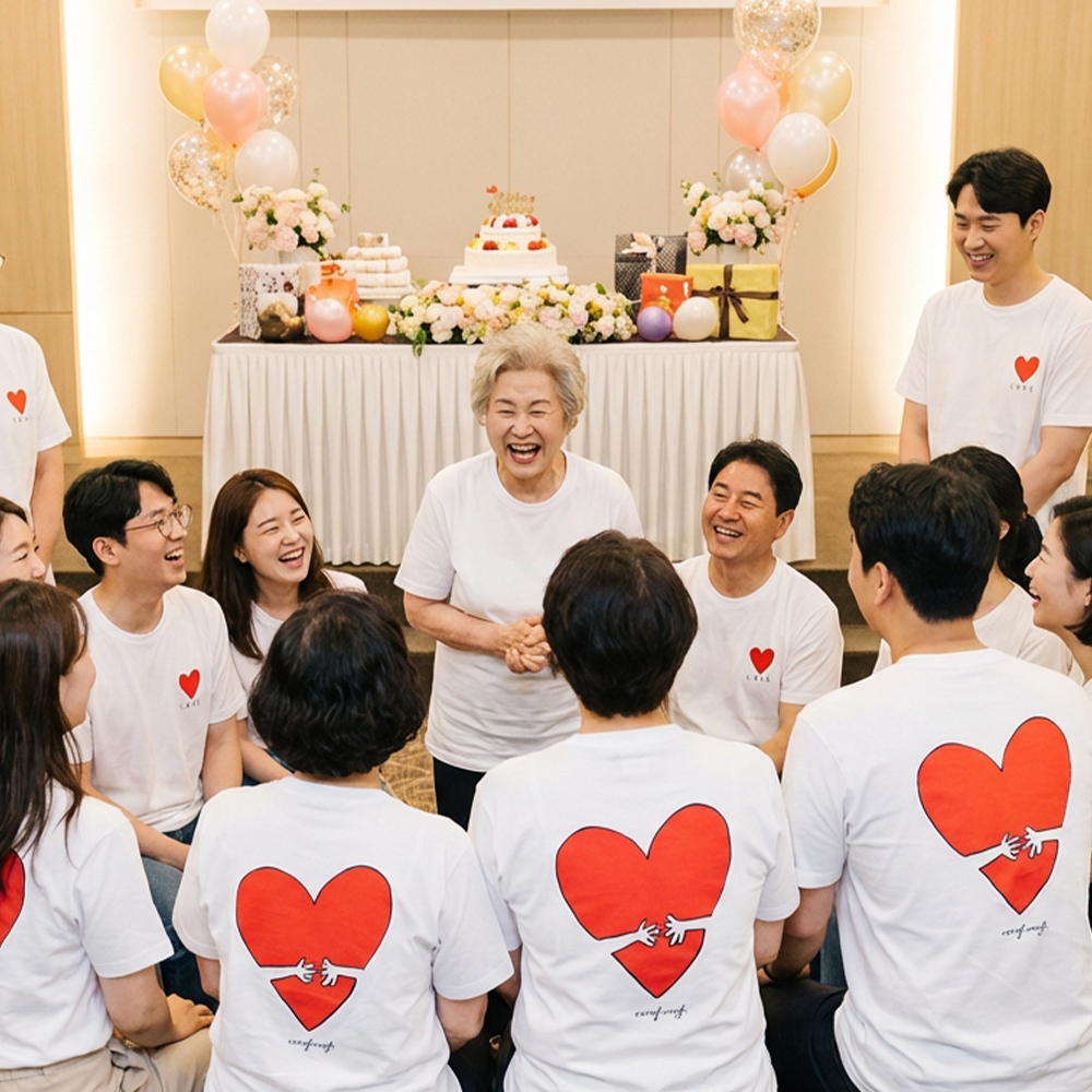 몽피마피 안아줘 가족티 패밀리룩 돌촬영 여행 사진의상 반팔 맨투맨 - 상세 이미지 3