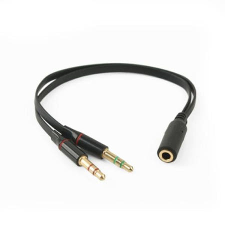 velton 영상젠더 이어셋toPC 이어폰을 PC헤드셋으로 사용 SW0037 12cm