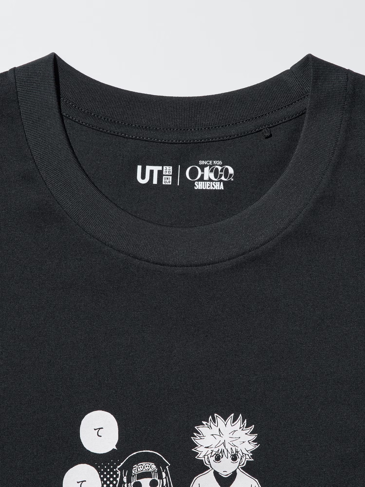 유니클로 슈에이샤 창립 100주년 헌터X헌터 티셔츠 UT 만화 반팔티/ 26SS 블랙 이미지 6