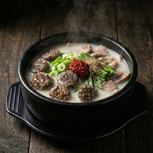 토종순대듬뿍 순대국밥 220g(끓이면 600g) 국내산 돼지고기 진한 사... 맛있게 먹은 솔직 후기 - 상품 이미지 1