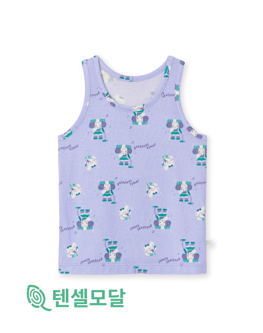 여아 주니어 모달 노래하는 푸들 런닝 IF05 - 상품 이미지
