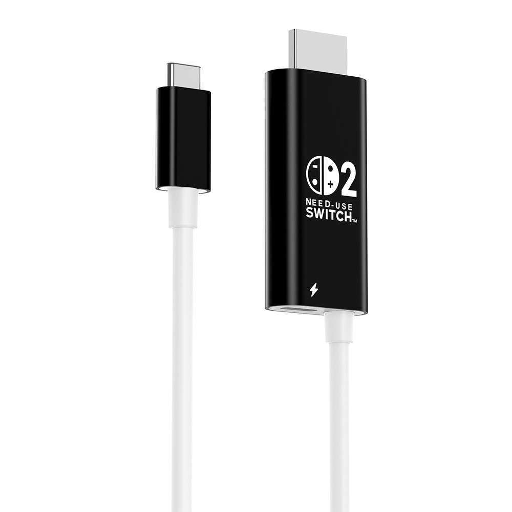 닌텐도 스위치2 미니독 TV연결 PD100W 충전 HDMI 케이블 블랙화이트 상품 이미지