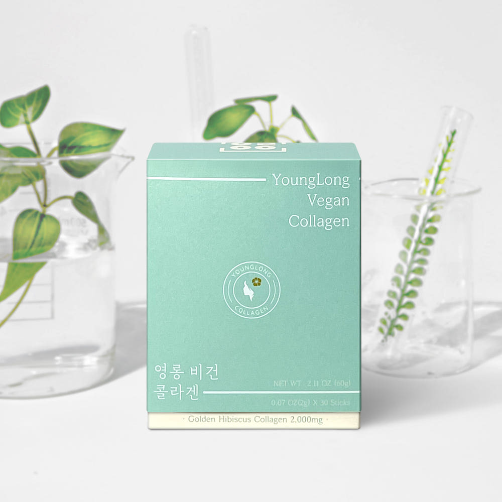 영롱 비건 콜라겐 [100% 골든 히비스커스] 금화규잎 식물성 콜라겐 2000mg 제품 이미지