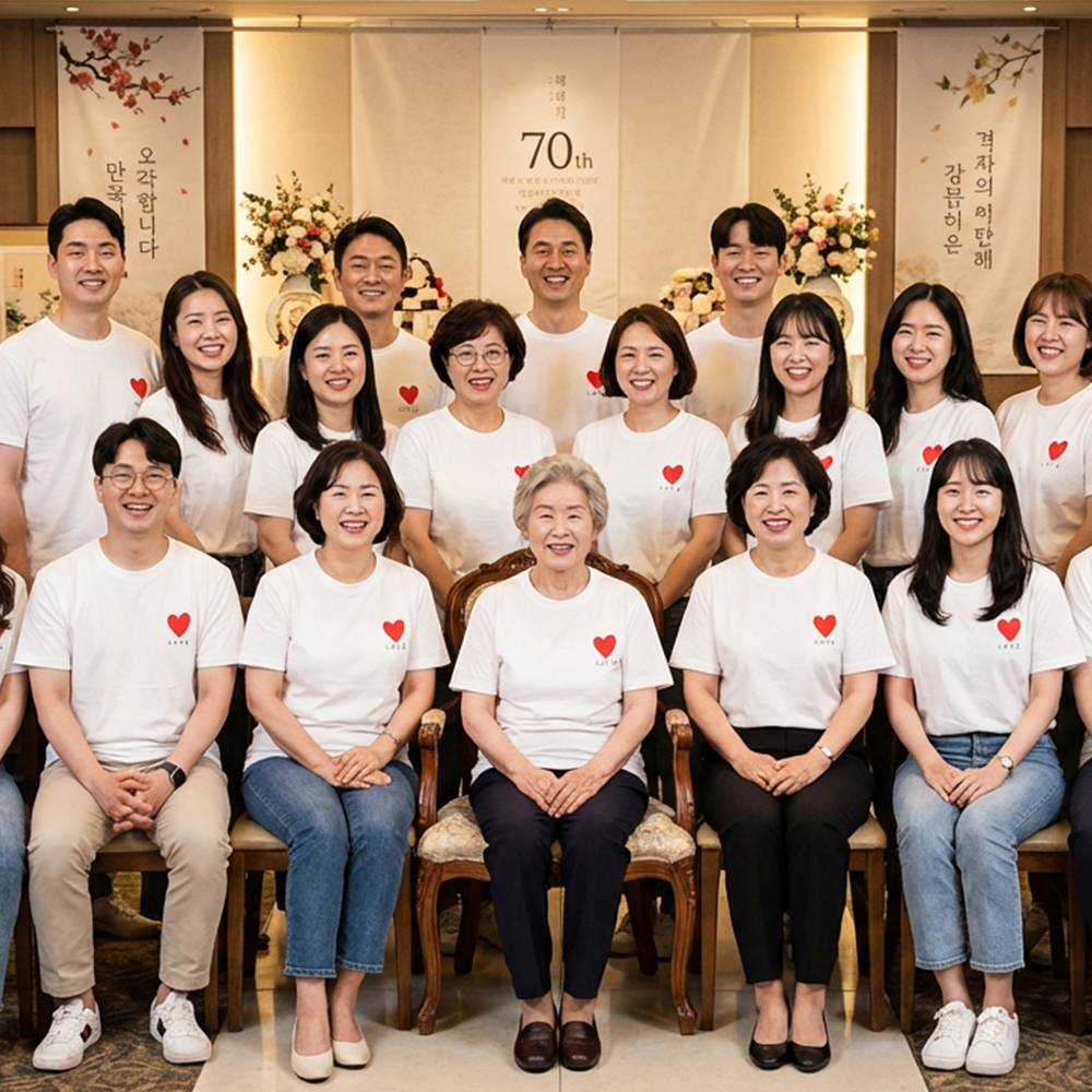 몽피마피 안아줘 가족티 패밀리룩 돌촬영 여행 사진의상 반팔 맨투맨 - 상세 이미지 4