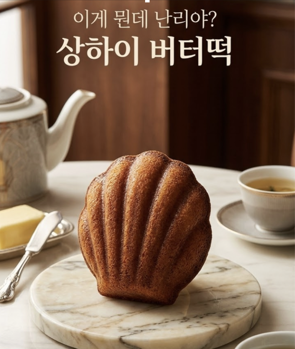상하이 버터떡 디저트 수제 루씨허 선물 단체주문 답례품 간식 이미지