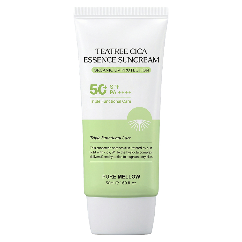 티트리시카 선크림 워터프루프 썬크림 유기자차 선크림 SFP50 자외선차단 50ml, 1개 - 상품 이미지