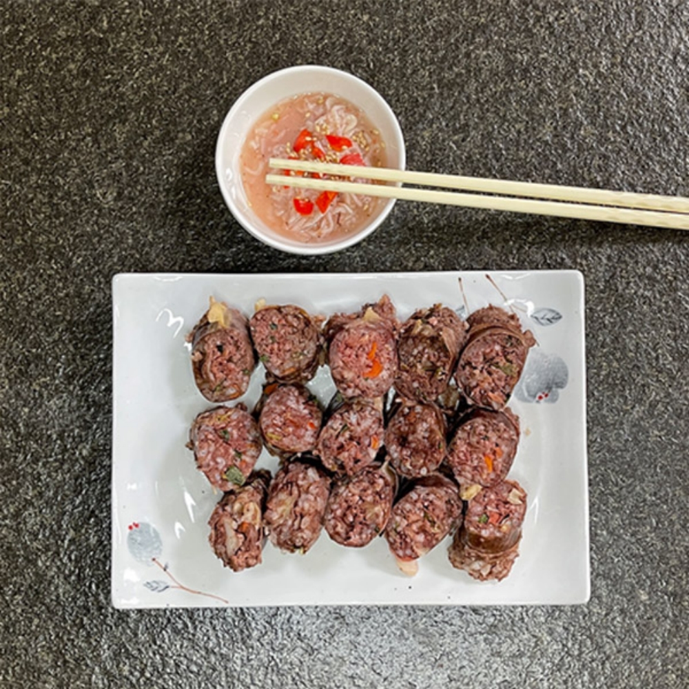 아바이 왕순대 피순대 토종 옛날 전통 북한 이북 함경도 속초중앙시장 슬라이스 500g - 상세 이미지 5