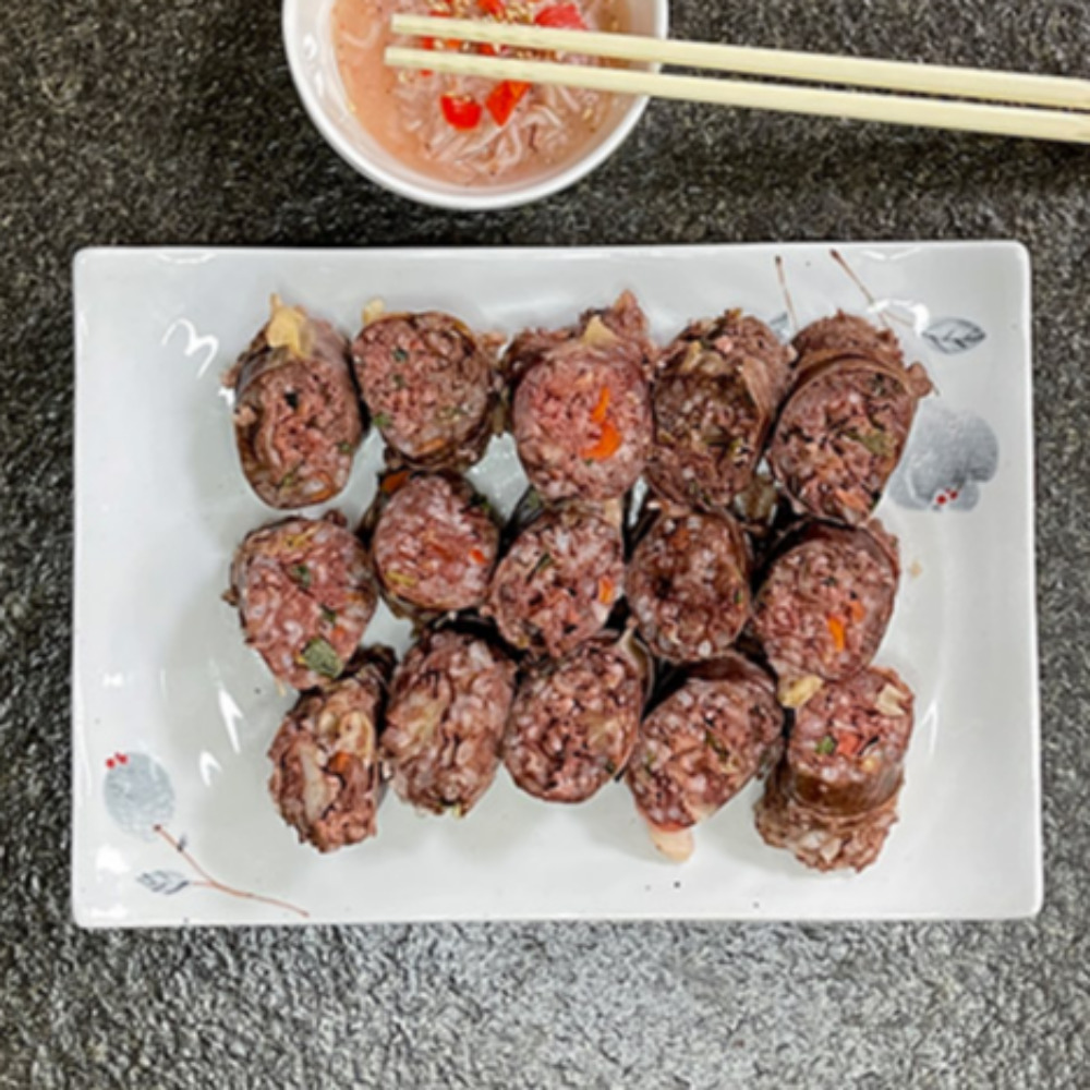 아바이 왕순대 피순대 토종 옛날 전통 북한 이북 함경도 속초중앙시장 슬라이스 500g - 상품 이미지