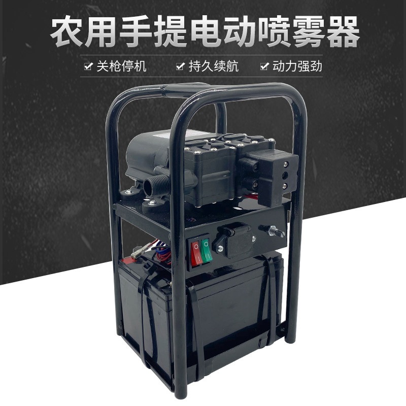 전기분무기 이동식 충전 고압강력 농업용 원예용 금속프레임 배터리 일체형 농약살포기 - 상세 이미지 2