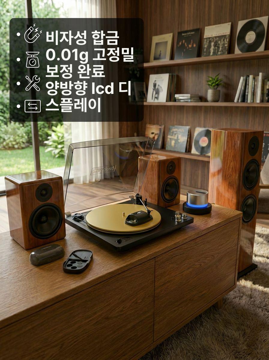 턴테이블세척기 전자동 축음기세척기 스피커 비닐 전축 턴테이블바늘 초음파세척기 - 상세 이미지 3