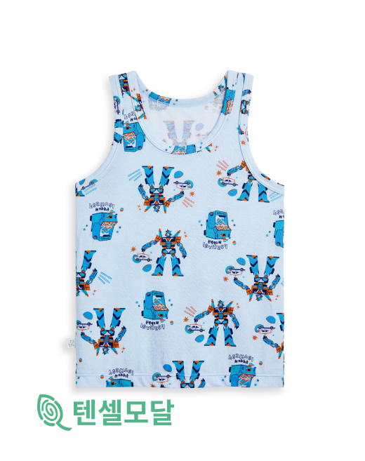 남아 주니어 모달 변신로봇 런닝 IF05 - 상품 이미지