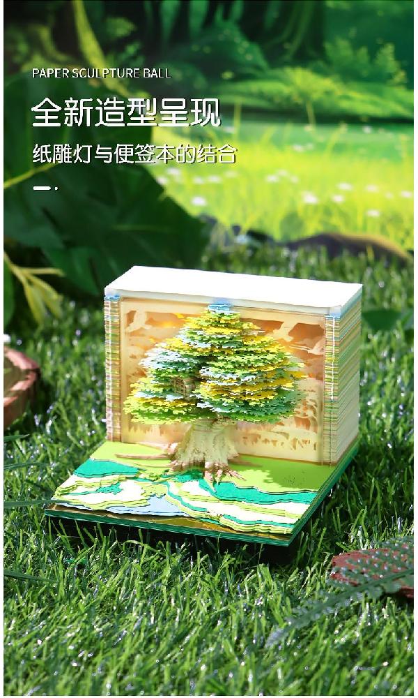 뜯어쓰는 입체달력 3D 입체 캘린더 메모패드 탁상달력 데스크 달력 넓고 좁은 골목(불빛 2026년) - 상세 이미지 5