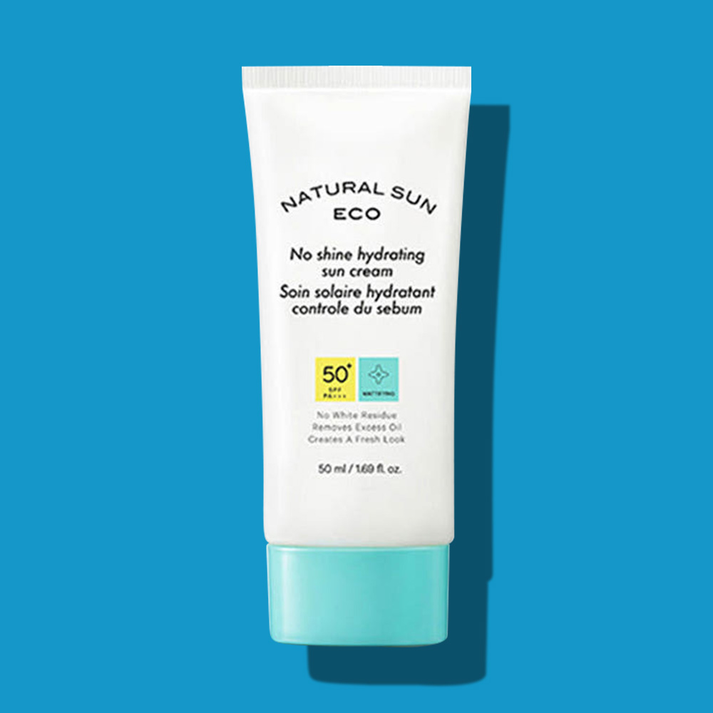 더페이스샵 내추럴 선 에코 피지잡는 수분 선크림 50mL (SPF50+PA++++) 이미지 1