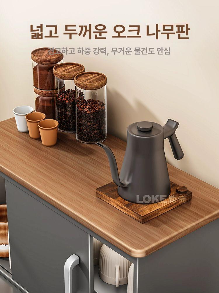 슬라이딩 선반 철제 수납 스파이스랙 양념통 정리함 슬림 틈새 서랍형 주방 - 상세 이미지 3