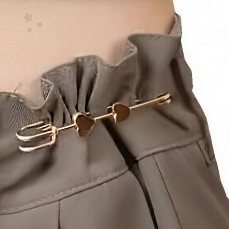 허리밴드 조임장치 바지사이즈조절 의류수선도구 핀형고정 착용감개선 체형변화대응