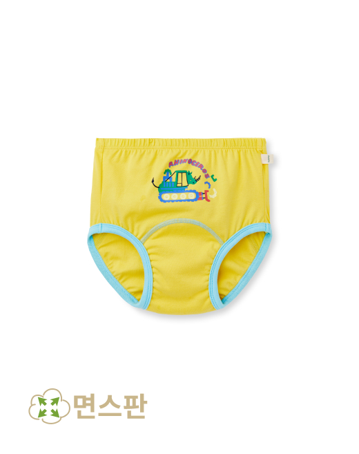 남 유아 면스판 중장비홀릭 배변팬티 IF06 - 상품 이미지