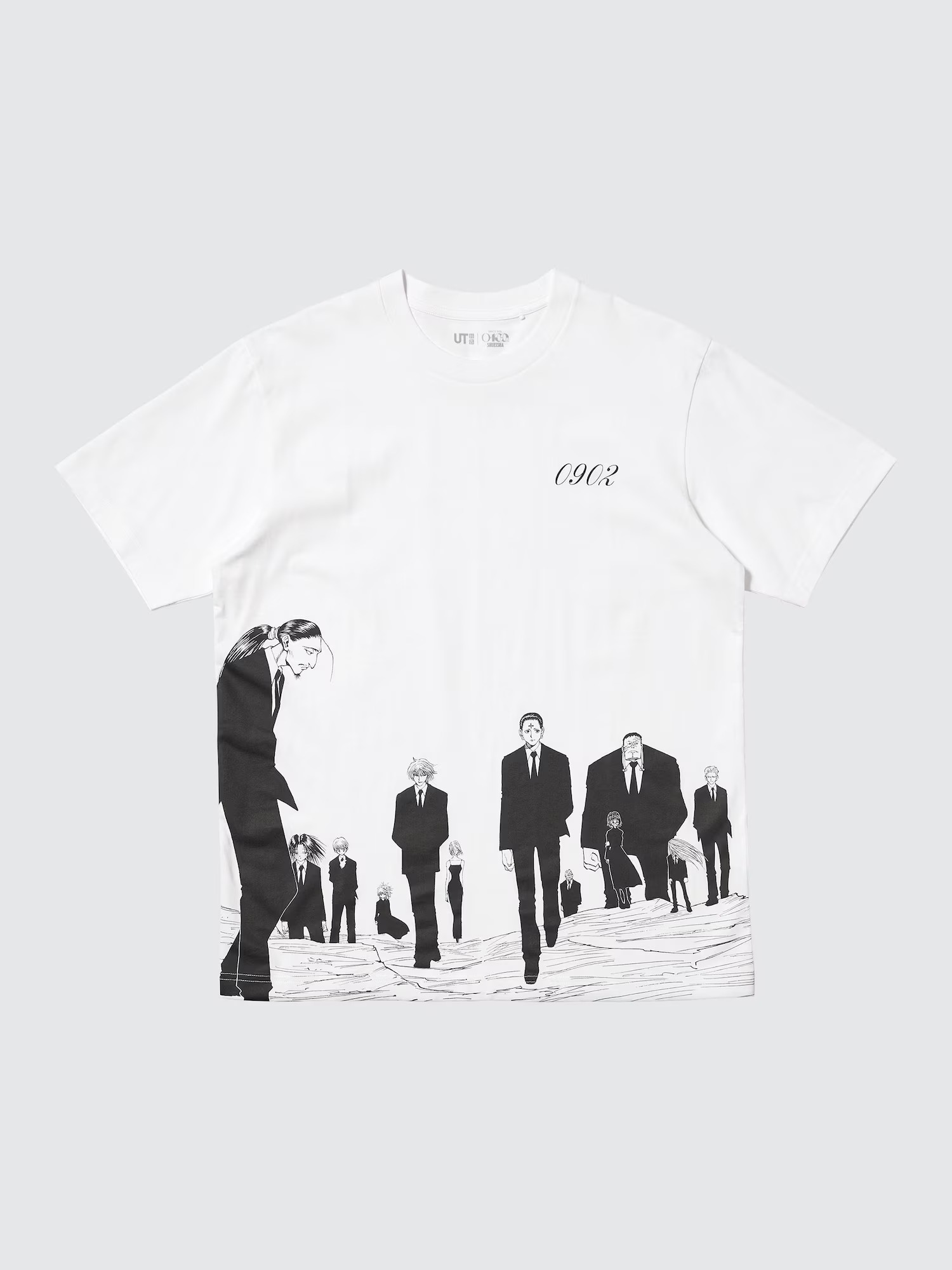유니클로 슈에이샤 창립 100주년 헌터X헌터 티셔츠 UT 만화 반팔티 [26SS] 화이트 이미지 6