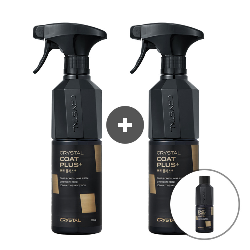 [1+1+리필 이벤트[불스원 뉴 크리스탈코트 플러스 유리막코팅제 물왁스 500ml 사진 1