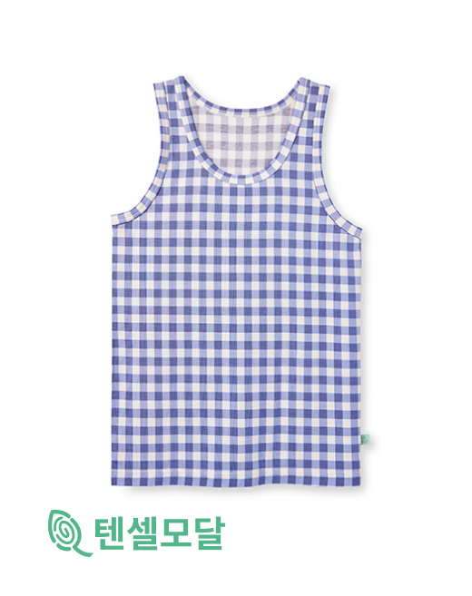 아동 주니어 모달 체크 런닝 IS03 - 상품 이미지