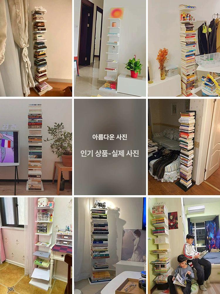 스탠드 책꽂이 진열대 북스탠드 책장 서가 보관 수납선반 거치대 - 상세 이미지 5